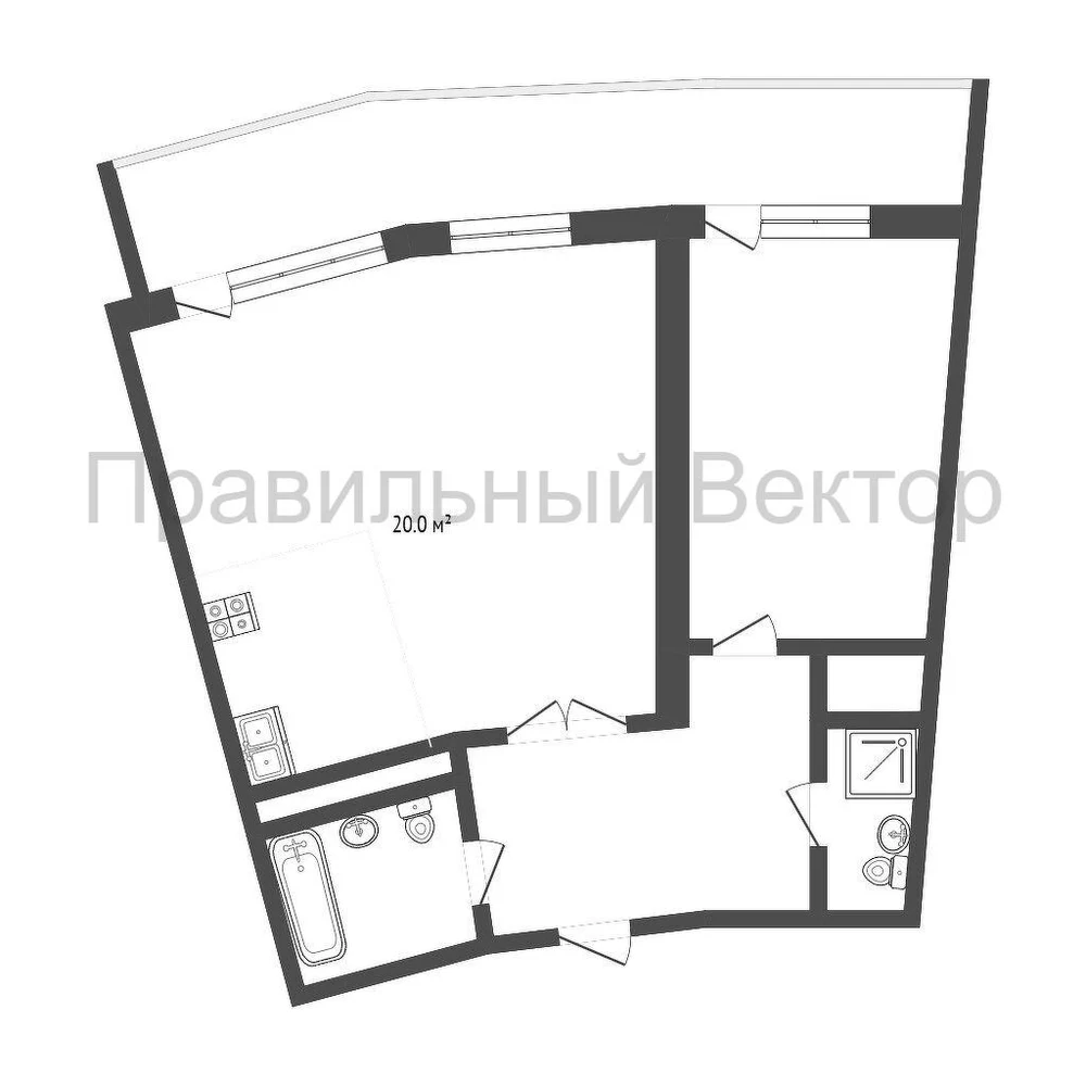 ЖК "Россия" здание "Подкова"